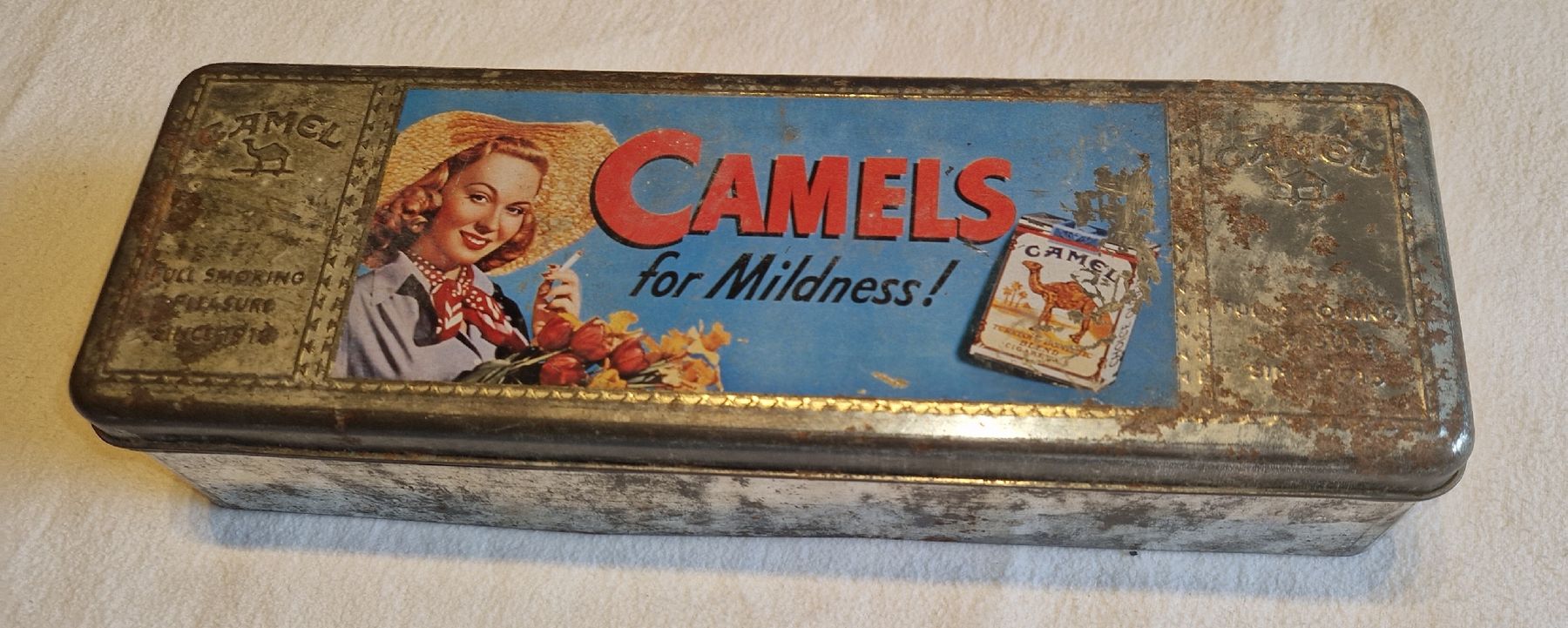 Antike Camel Zigaretten Blechdose Sammlerstueck